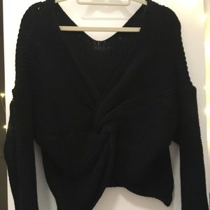 black knit twist tie from nasty gal! never worn!